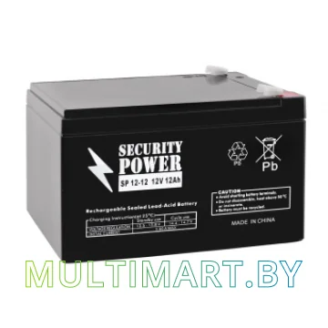 Аккумулятор для ИБП Security Power SP 12-12 F1 (12В/12 А·ч)